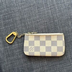 Louis Vuitton Key Pouch Damier Azur